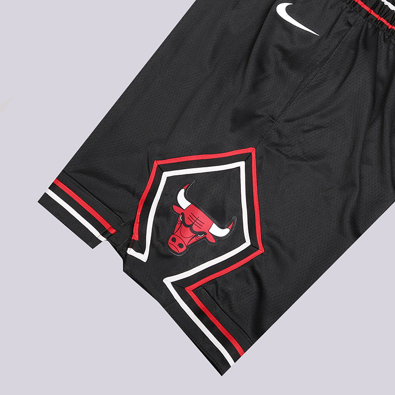 мужские черные шорты Nike NBA Chicago Bulls Statement Edition Swingman AJ5591-010 - цена, описание, фото 2
